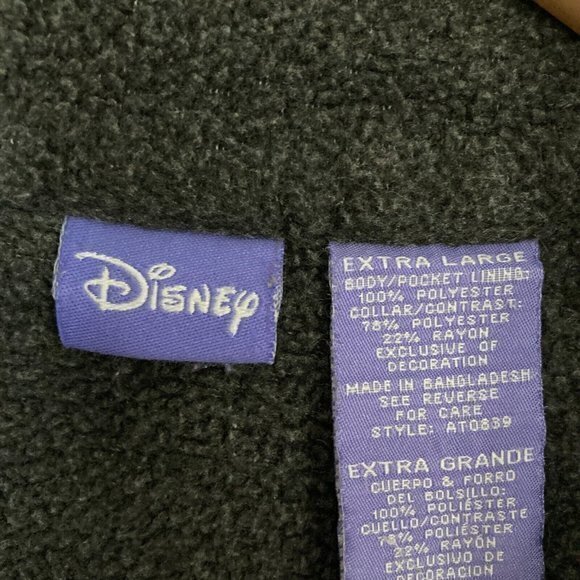 Disney Winnie The Pooh Fleece Sweater Womens XL Red 1/4 Zip Pullover Embroidered - Picture 5 of 12